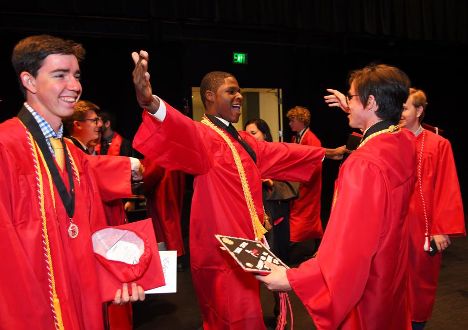  Edgewood Junior/ Senior High School in Merritt Island held their commencement ceremony at the Maxwell C. King King Center for the Performing Arts at EFSC in Melbourne.