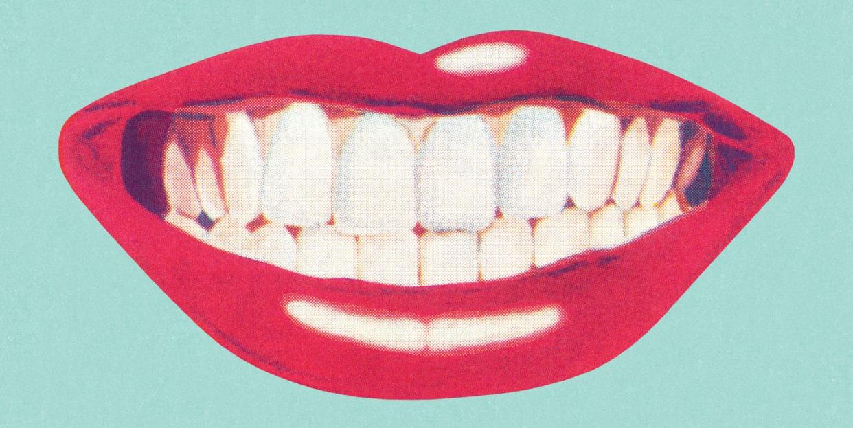 teeth and lips