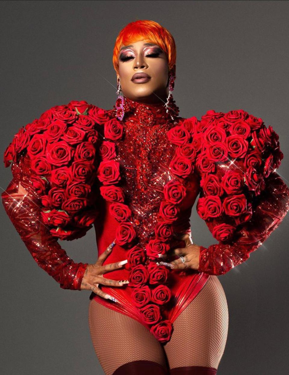 Kardi Redd Diamond of Canton will be among the drag performers on Saturday night at The Auricle in downtown Canton. Also performing will be Orion Story, a contestant on the television show RuPaul's Drag Race.
