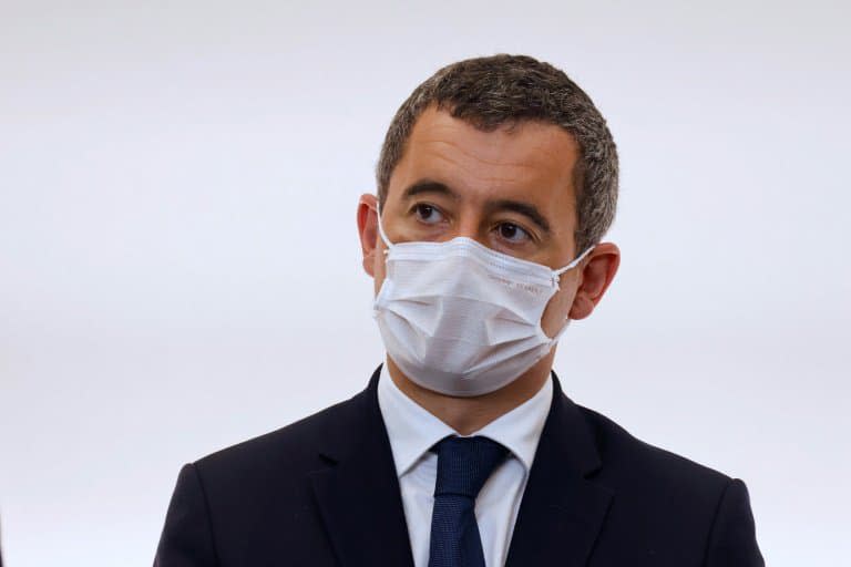 Gérald Darmanin le 15 octobre 2020 à Paris - Ludovic MARIN © 2019 AFP