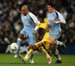 <p>Joey Barton et le Français Ousmane Dabo ont été coéquipiers à Manchester City, et pourtant… (Crédit Getty)</p>