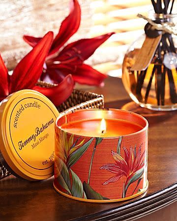Light a candle or spritz the room with a scent that reminds you of something familiar.