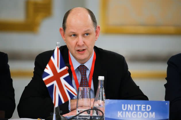 Philip Barton the permanent under-secretary at the foreign office. (Photo: THOMAS PETER via Getty Images)