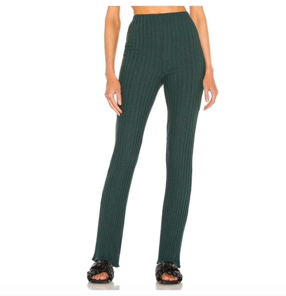 Ribbed Flare Pant