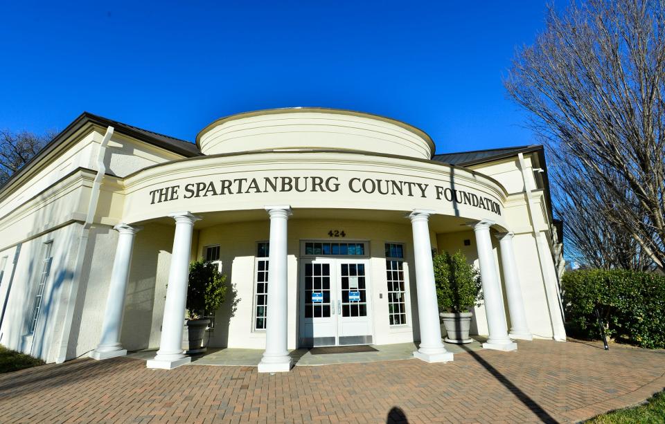 The Spartanburg County Foundation's Robert Hett Chapman III Center for Philanthropy on Kennedy Street in Spartanburg.