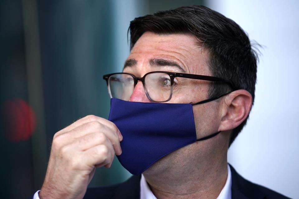 Mayor of Greater Manchester Andy Burnham accused the Scottish government of hypocrisy (Getty Images)