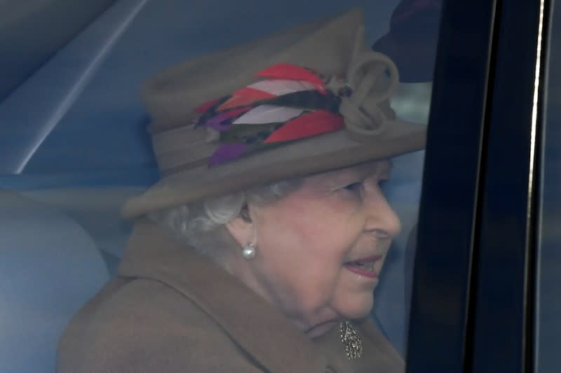 Members of the royal family attend church in Sandringham