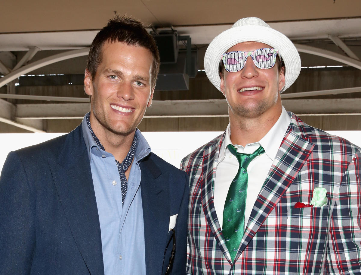 Rob Gronkowski says reuniting with Tom Brady wasn't planned