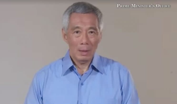 Prime Minister Lee Hsien Loong apologises to Singaporeans over his family’s feud. Photo of screenshot: PM Lee’s Facebook page