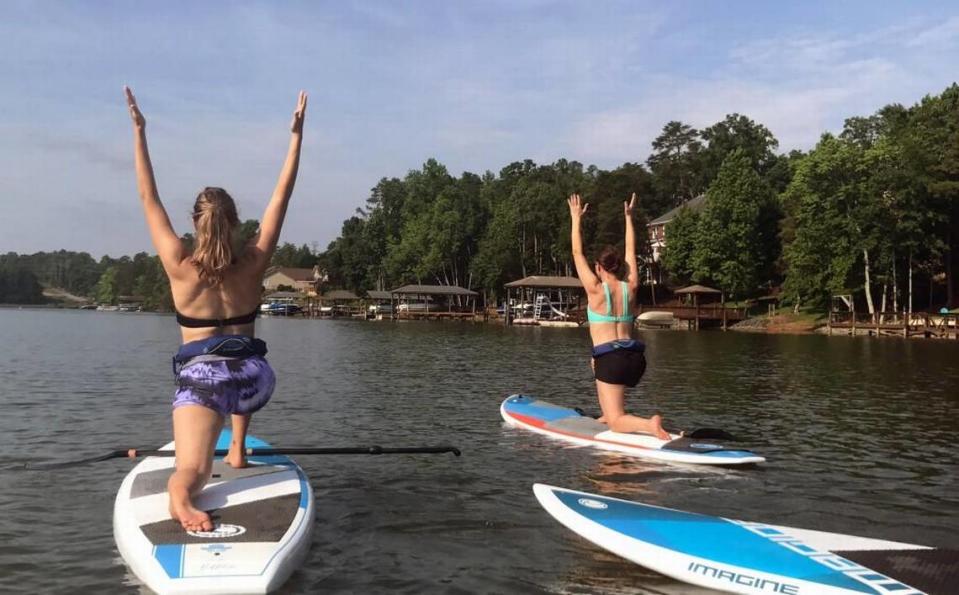 Enjoy the water via paddleboard with The Goat Boater.