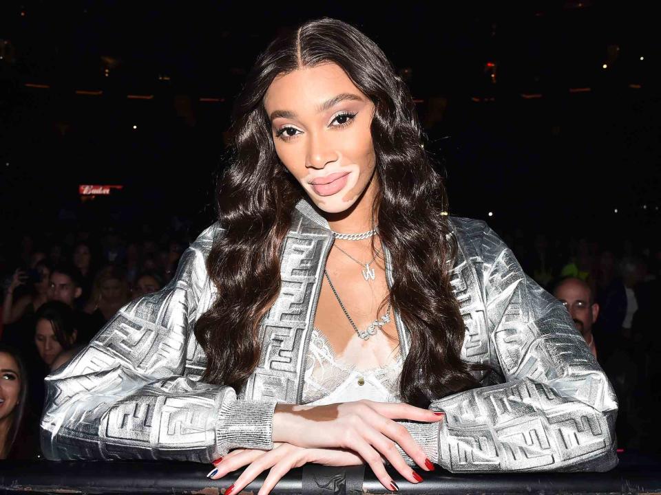 Theo Wargo/Getty Winnie Harlow attends the Maluma concert at Madison Square Garden on October 04, 2019 in New York City