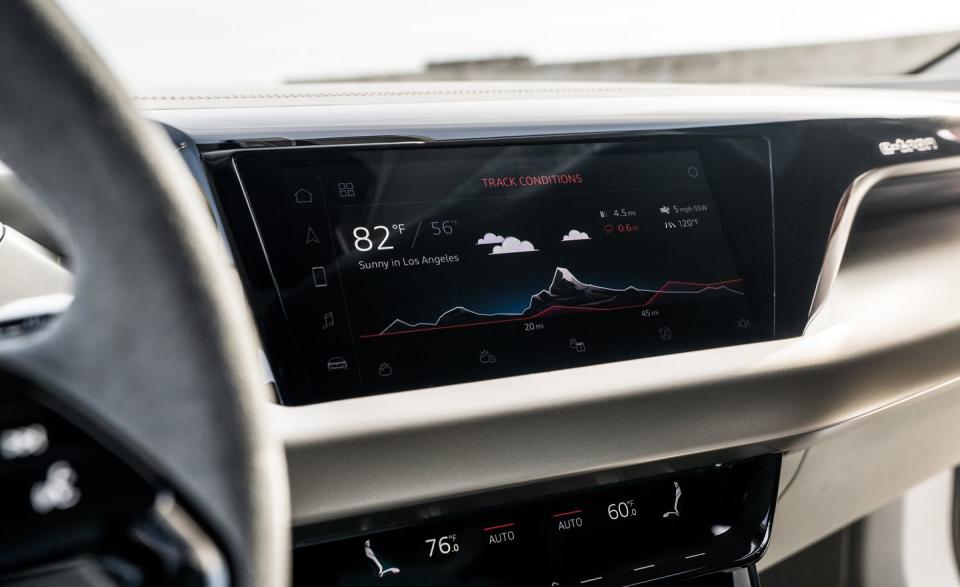 <p>Falling in line with the current consumer climate, the cabin features what Audi calls a vegan interior.</p>
