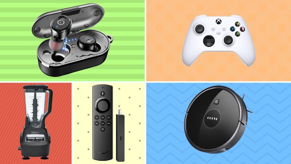 Save up to 62 percent on top-notch earbuds, gaming controllers, robovacs and more! (Photo: Amazon)