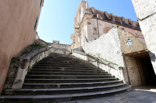 Fans like to reenact a wellknown "Game of Thrones" scene at the old town's baroque Jesuit Staircase where the character Queen Cersei is forced to do a walk of shame