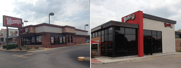 Wendy's restaurant exteriors