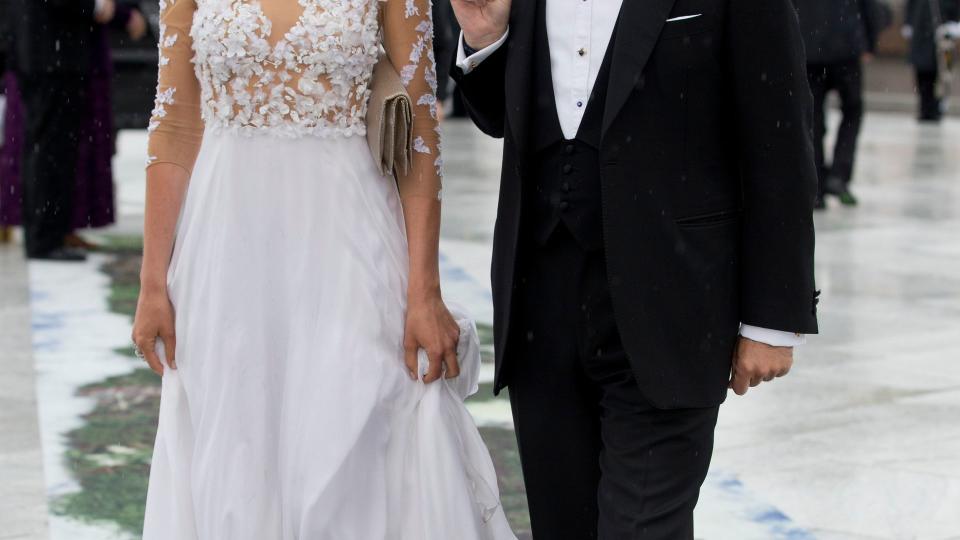  Prince Nikolaos and Princess Tatiana of Greece, attend a Gala Banquet hosted by The Government at The Opera House as part of the Celebrations of the 80th Birthdays of  King Harald and Queen Sonja of Norway. on May 10, 2017 