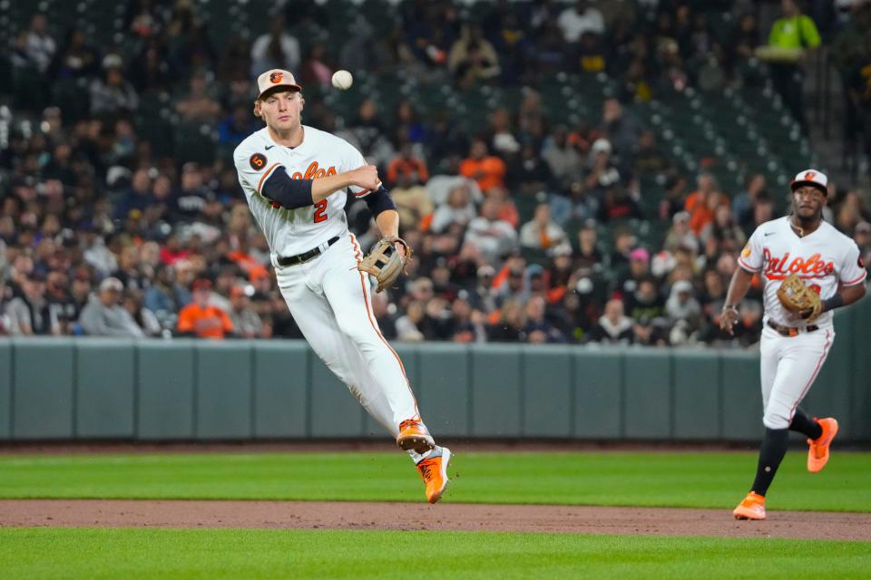 Rookie Gunnar Henderson has sparked the Orioles on both offense and defense this season.