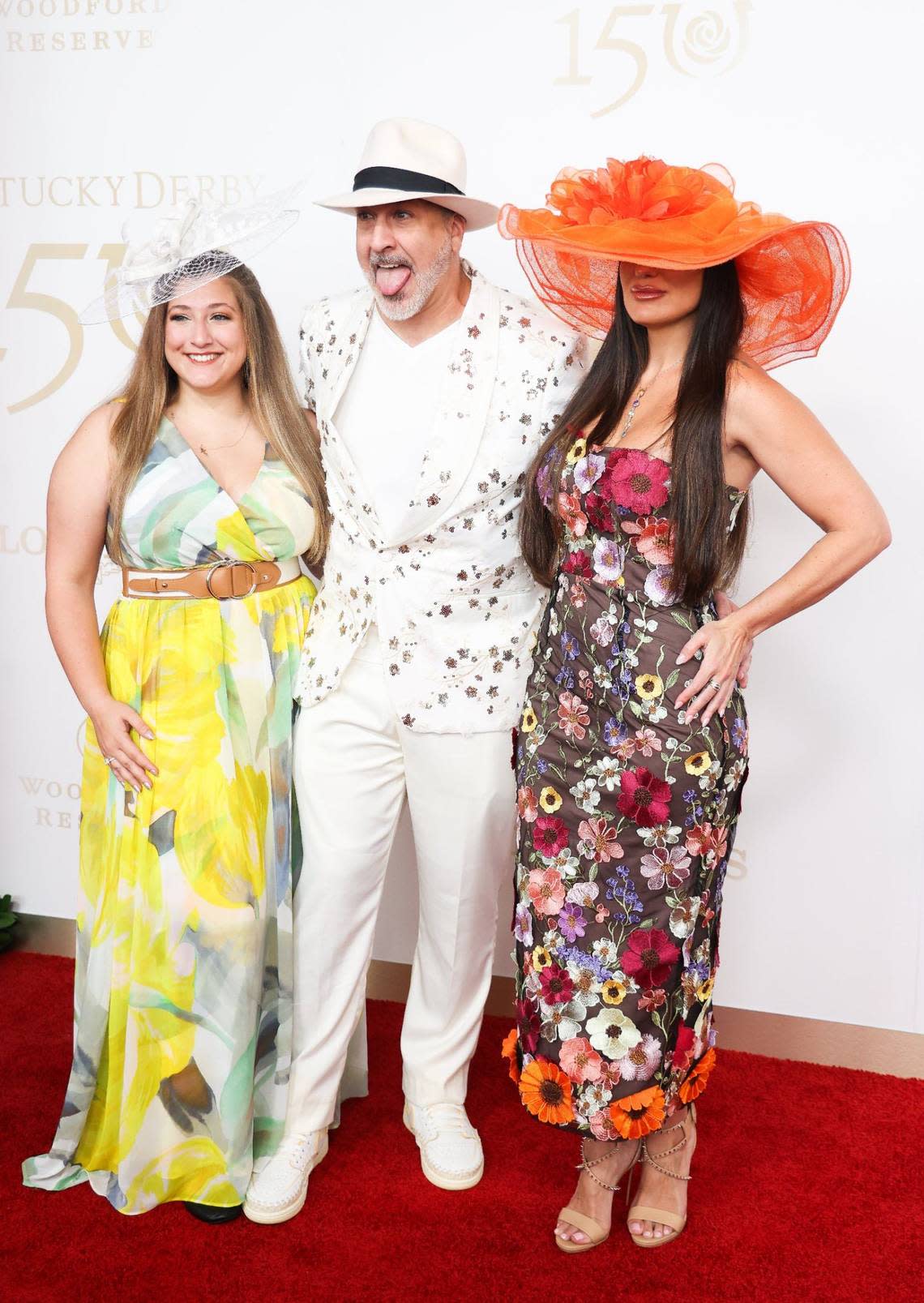 Joey Fatone poses for a photo on the red carpet at the Kentucky Derby on Saturday, May 4, 2024, at Churchill Downs in Louisville, Kentucky.