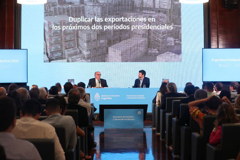 José Ignacio de Mendiguren, en la presentación de Argentina Productiva 2030