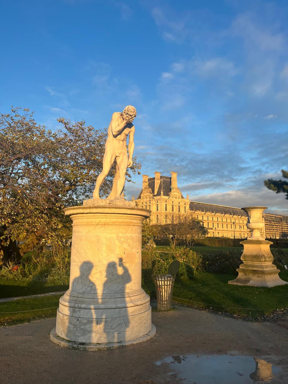 Statue Cain Venant de Tuer son Frère at the Jardin des Tuileries in Paris.