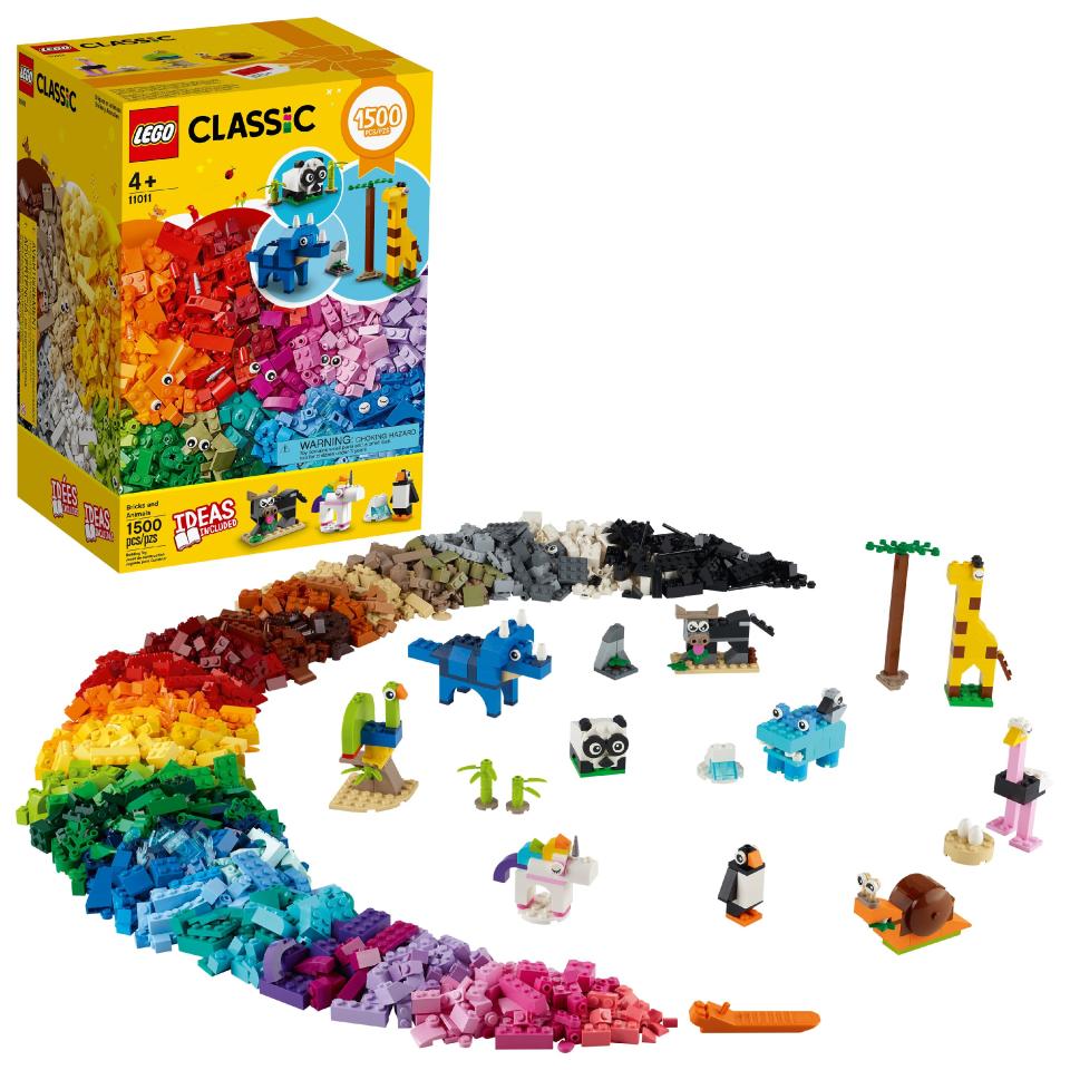 LEGO Classic Bricks and Animals 11011 Creative Toy That Builds into 10 Amazing Animal Figures (1,500 Pieces) (Walmart / Walmart)