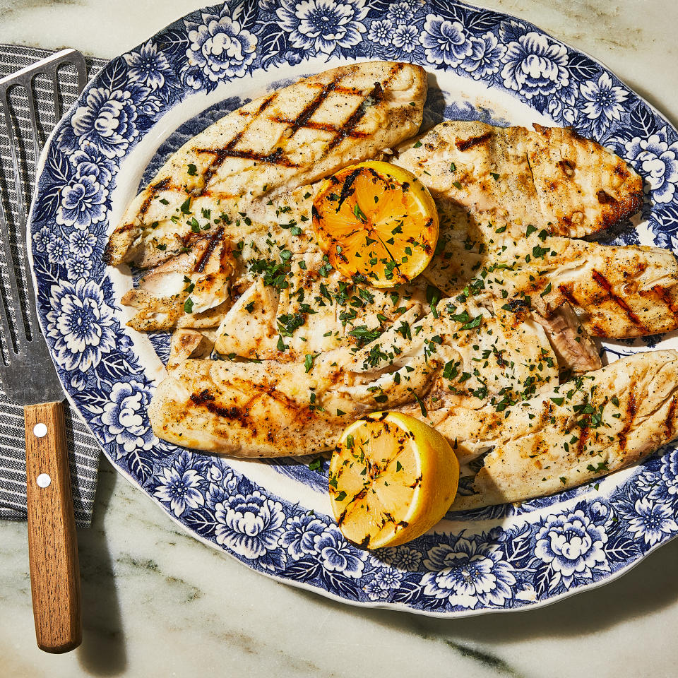 Lemon-Garlic Grilled Tilapia