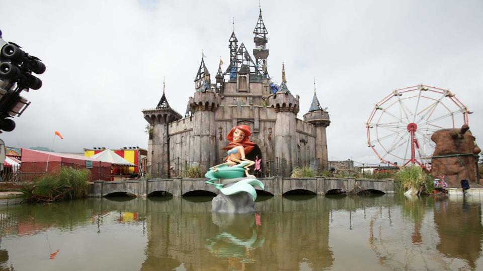 Banksy Takes Mickey With Dismaland Theme Park