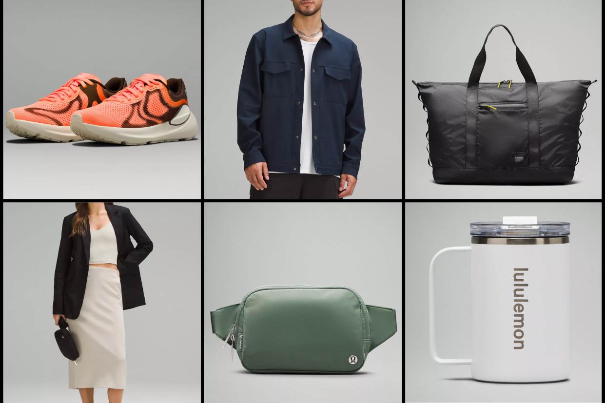 Best lululemon new arrivals for spring 2024, lululemon shoes, lululemon everywhere belt bag, best lululemon for men and women, (photos via lululemon)