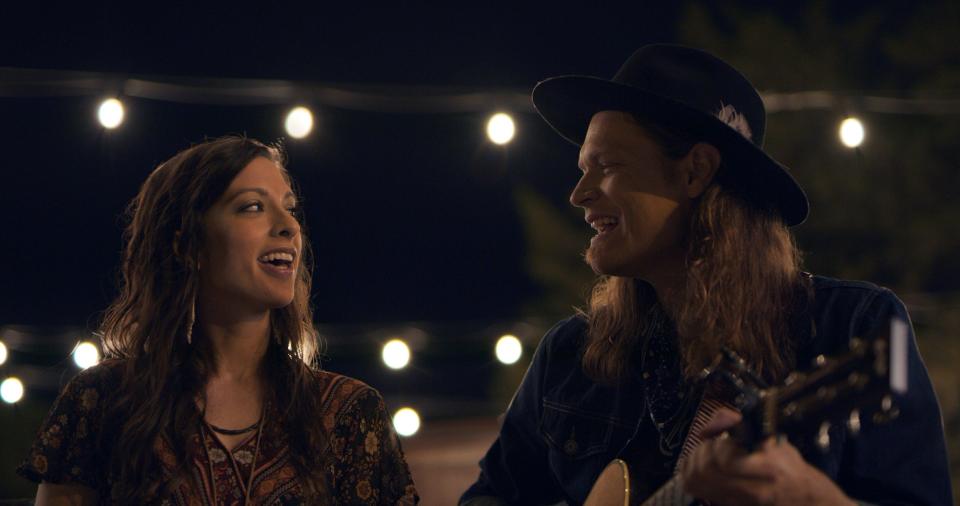 Maggie McClure, left, and Shane Henry appear in a scene from the Oklahoma-made movie "A Cowgirl's Song," due out in theaters and on VOD April 22. Samuel Goldwyn Films photo