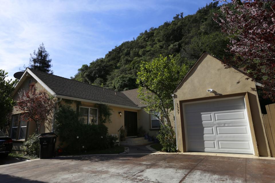 A home and attached garage