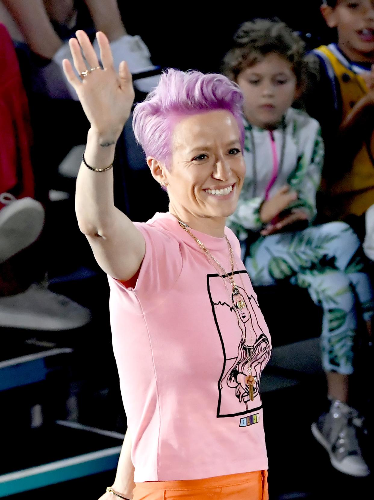 Megan Rapinoe attends Nickelodeon Kids' Choice Sports.