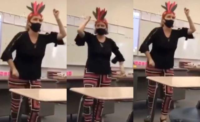 California teacher placed on leave for &#39;offensive&#39; math lesson involving Native American headdress