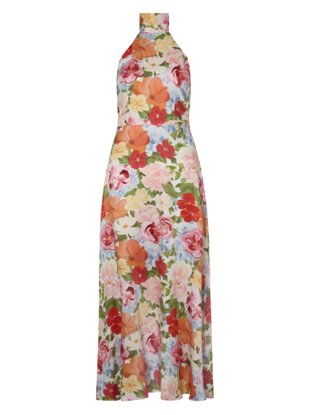 <p>Kitri Dakota Painted Floral Halterneck Maxi Dress, $280, <a href="https://kitristudio.us/products/dakota-painted-floral-halterneck-maxi-dress" rel="nofollow noopener" target="_blank" data-ylk="slk:available here;elm:context_link;itc:0;sec:content-canvas" class="link ">available here</a> (sizes 2-12)</p>