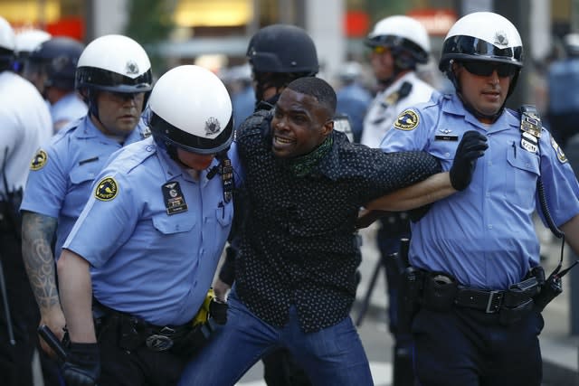 Minneapolis Police Death Protest Philadelphia