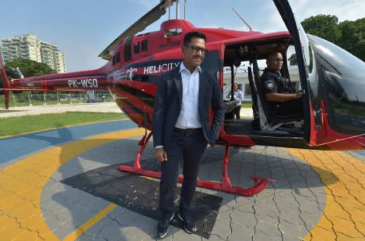 Whitesky Aviation chief executive Denon Prawiraatmadja has ambitious plans to expand the service's current fleet of five helicopters