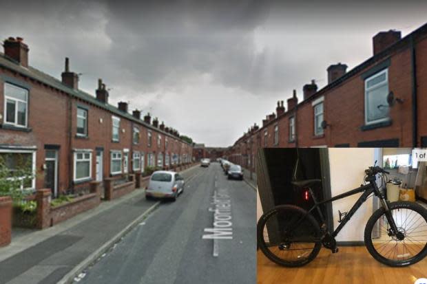 Destiny had her bike stolen on Moorfield Grove, Tonge Moor