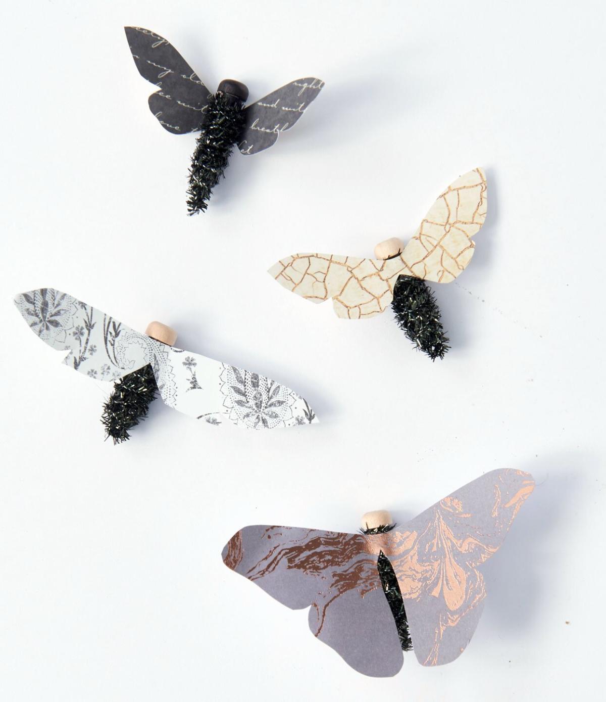 How to Make Paper Halloween Moth Decorations in Just 30 Minutes