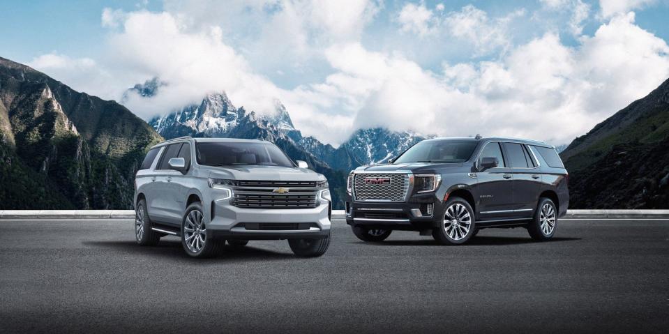 Photo credit: Chevrolet, GMC