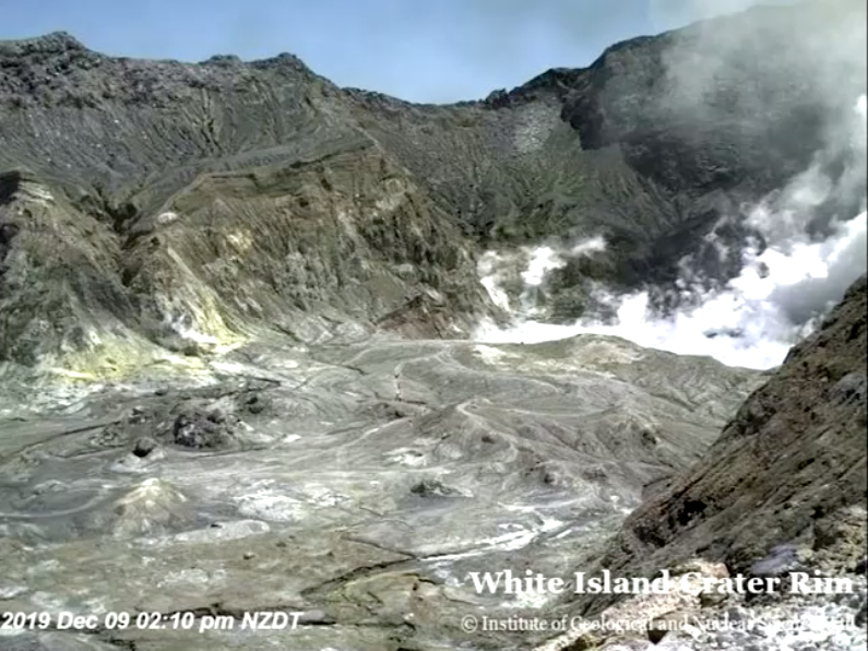 New Zealand volcano webcam