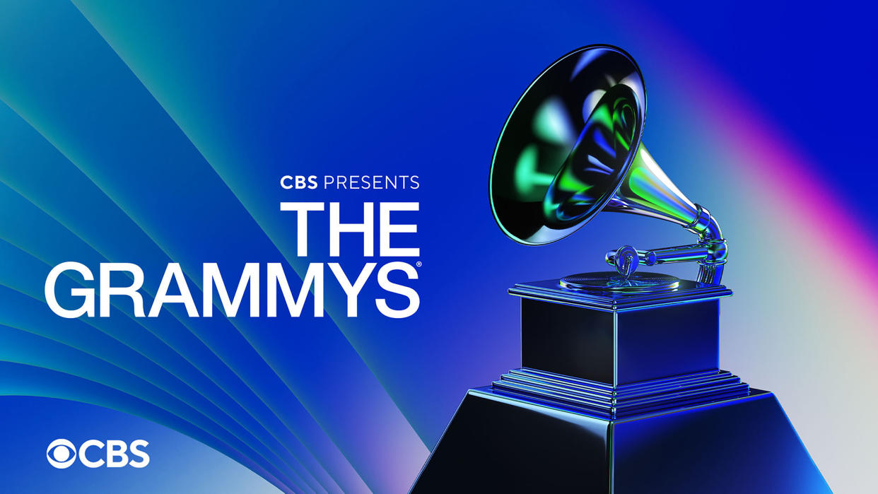  Key art for CBS's presentation of the Grammy Awards. 