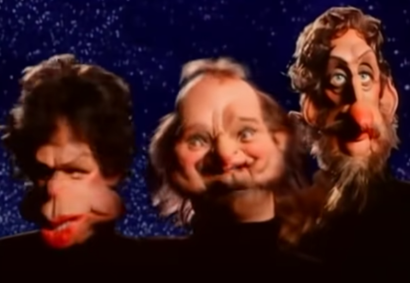 Screenshot from the "Land of Confusion" video