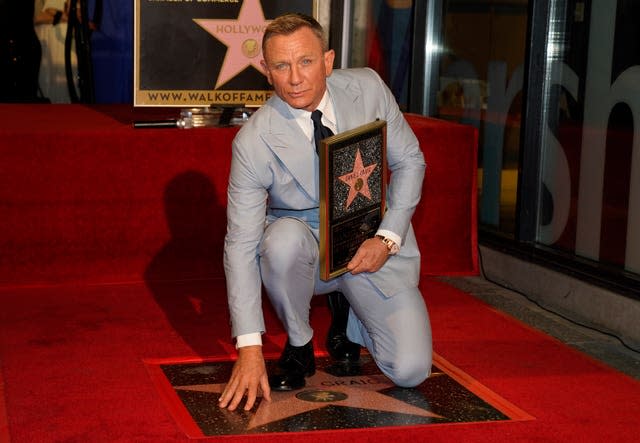 Daniel Craig Honored with a Star on the Hollywood Walk of Fame