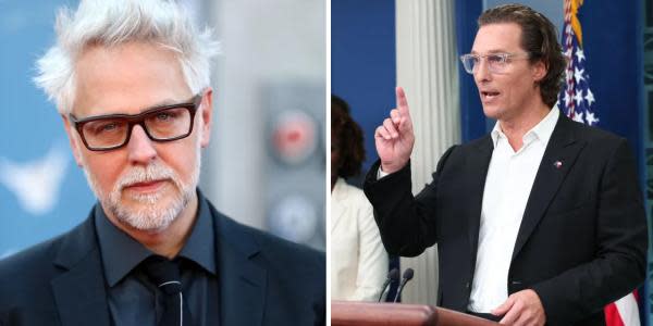 James Gunn defiende discurso contra las armas de Matthew McConaughey