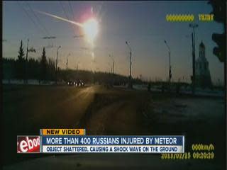 More than 400 injured when meteor crashes down to earth