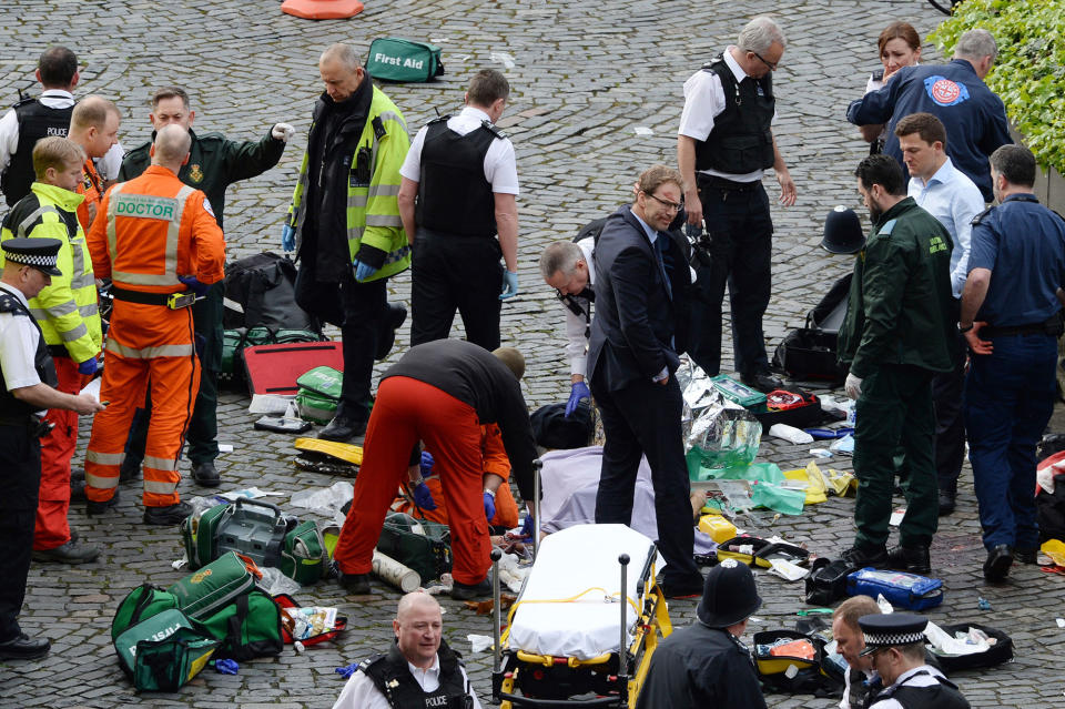 Attack outside the Houses of Parliament in the UK