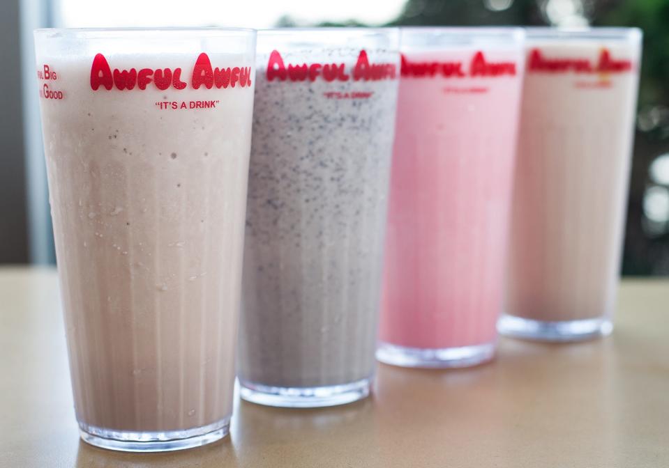 An assortment of Awful Awful treats at Newport Creamery.