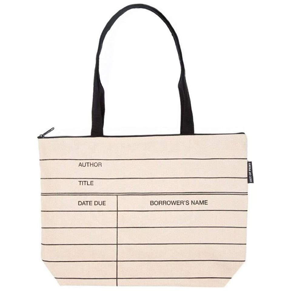 25) Library Card Market Tote Bag