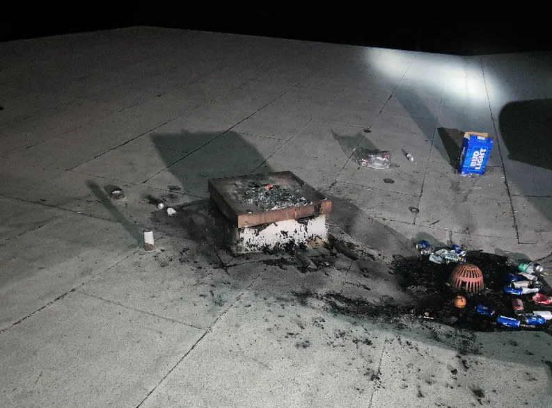 On July 8, someone set a fire on the roof at the Puesta Del Sol Elementary School. It’s unknown what caused that fire, but fireworks debris was found at the scene.