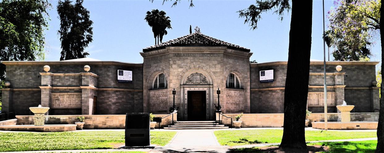 The Lincoln Memorial Shrine in Redlands.