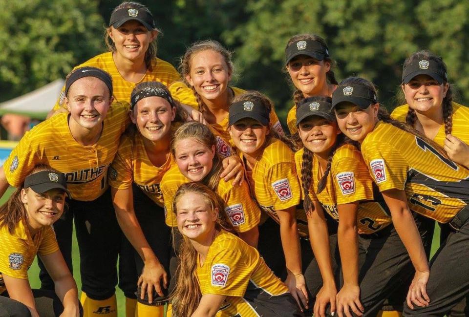 The Atlee Junior League softball team show in a previous team photo. (Junior League World Series)